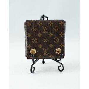 Louis Vuitton Monogram Mini Folding Jewelry Travel Case  SN0055